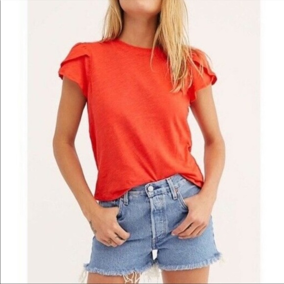 Free People Tops - Free People We The Free Latte in Red NWOT